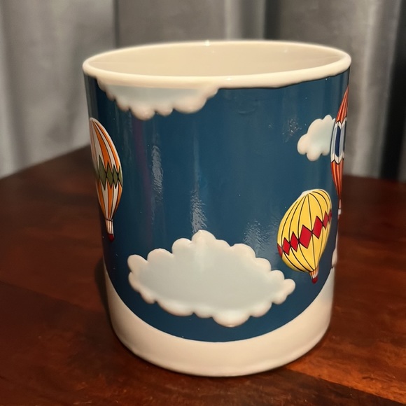 Colorful Hot Air Balloons Among the Clouds Mug w/ 3D (Raised) Decoration - Picture 8 of 10